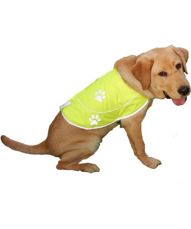 Dog West Safety Reflective Hunting Waterproof Vest - Night & Day Visibility Comfort Fit XS-XXL Orange/Yellow - Buy Online on GoSupps.com