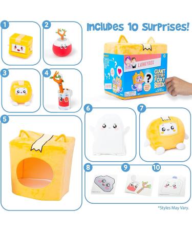 LankyBox Giant Foxy Mystery Box - 10 Exciting Toys & Official Merch - Buy Online on GoSupps.com