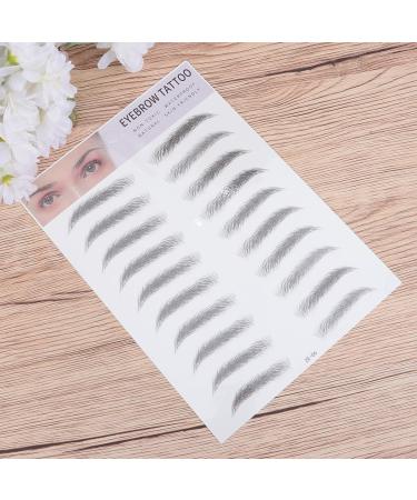 Ipetboom Lot de 2 Autocollants pour Sourcils Imperm ables Faux Sourcils R alistes pour Femmes et Filles Outil de Maquillage Rapide et Longue Tenue Mod le Naturel Clairsem s - Buy Online on GoSupps.com