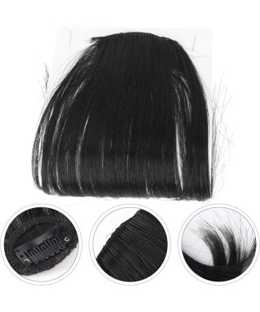 FRCOLOR Hair Bangs Clip in Hair Extensions Hairpiece Bangs Synthetic Hair One Piece Clip in Air Fringe Bangs (Natural Color) - Buy Online on GoSupps.com