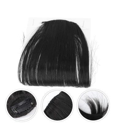 FRCOLOR Clip-in Hair Bangs Extensions - Natural Color Synthetic Hair Fringe Piece - Buy Online on GoSupps.com