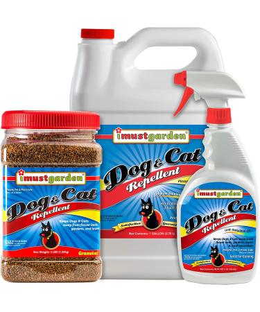 I Must Garden Dog and Cat Repellent 32oz Easy Spray - All Natural Solution to Stop Chewing and Repel Pets from Yards, Plants, and Gardens - Buy Online on GoSupps.com