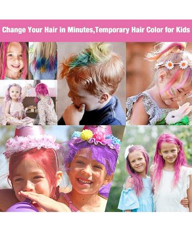 1PCSHair Chaliks for Girls Pink Hair Spray Colour for Kids Wash Out Hair Dye for Kids Hair Dye for Kids Temporary Hair Colour Spray Coloured Hairspray for Kids Wash in Wash Out Hair Colour - Buy Online on GoSupps.com