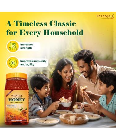 Patanjali Honey 1Kg / 33.82 fl oz 35.27 Fl Oz (Pack of 1) - Buy Online on GoSupps.com
