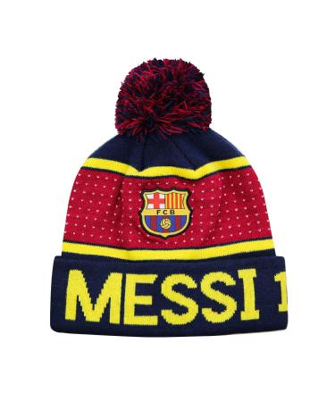 Icon Sports Unisex FC Barcelona Beanie Navy One Size