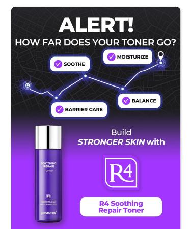  DERMAFIRM Soothing Repair Moisturizing Hydration Serum & Face Toner R4 Bundle | Face Serum w/Niacinamide & Peptide | Soothing Toner for Skin Troubles w/Eucalyptus Peptide & Collagen - Buy Online on GoSupps.com