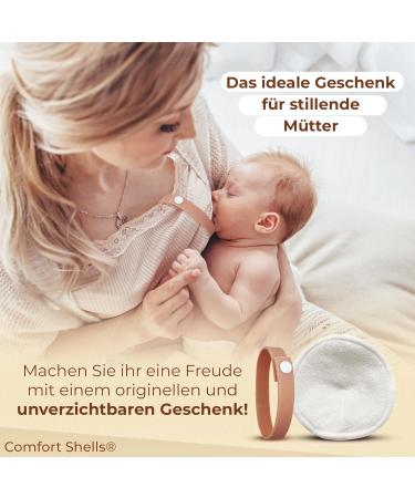 Comfort Shells - 14 Washable Bamboo Fiber Breastfeeding Inserts & Support Belt | Ultra Absorbent & Reusable for Nursing Moms - Buy Online on GoSupps.com