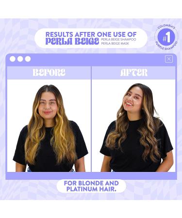 Naissant Professional Hair Treatment Mask - Blond Pearl Perla Beige - Color Depositing, Intensifier, Tone Correcting - Salt, Paraben, Ammonia-Free - Buy Online on GoSupps.com