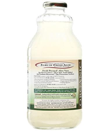 Lakewood Organic Aloe Juice - Fresh Pressed Inner Fillet - 32 oz - Buy Online on GoSupps.com