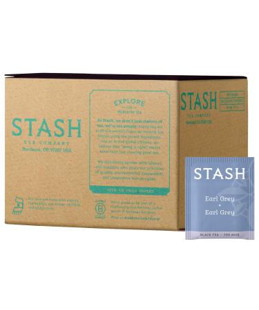 Stash Tea Earl Grey Black Tea, Box of 100 Tea Bags (Packaging May Vary) Earl Grey 100 Count (Pack of 1)