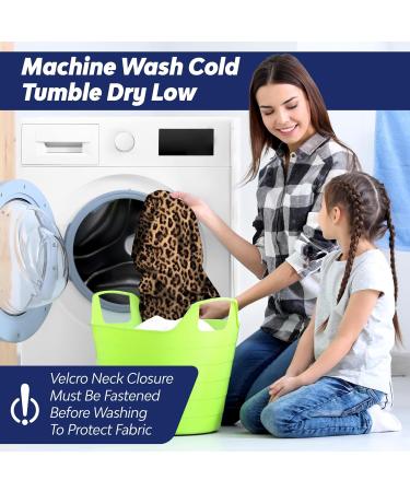Classic BIB Designs Essl tchen for Adults | Washable & Reusable Clothing Protection for Men & Women | Stylish Leopard Pattern - Buy Online on GoSupps.com