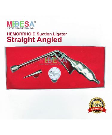 Medesy Hemorrhoid Suction Ligator Straight Angle with 100 Premium Latex Bands - Buy Online on GoSupps.com