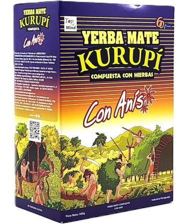 Kurupi -Yerba Mate l'anis -Ar me sp cial pour le mat - 100% produit du Paraguay - 500 grammes - Buy Online on GoSupps.com