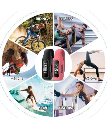 EEweca 3-Pack Clip Case for Fitbit Inspire 3/2 - Black, Sangria, Teal | Accessory Bundle (Not for Inspire, Inspire HR, Ace 2) - Buy Online on GoSupps.com