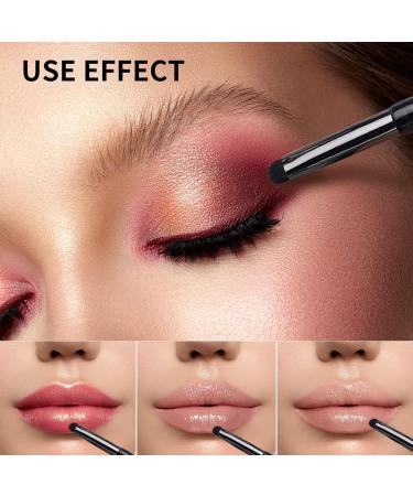 Cintanuota lip brush for lipstick 2 pieces of lip brush with cover suitable for applying or mixing lips eye shadow eyebrows portable travel reusable and waste free - Buy Online on GoSupps.com