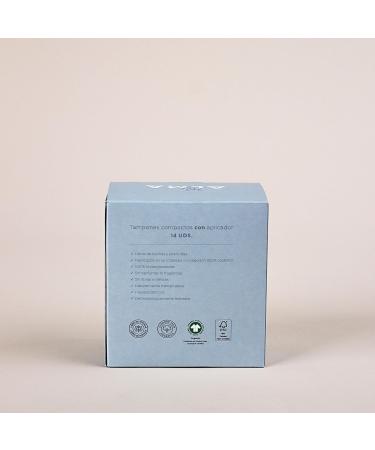 MyALMA Organic Tampons with Bio-Plastic Applicator - Super Absorption (9-12g) | Eco-Friendly Feminine Care - Buy Online on GoSupps.com