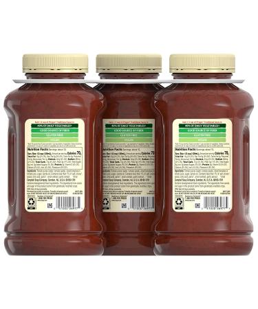 Prego Pasta Sauce 45oz Jar, Traditional Italian Tomato Sauce - 3 Pack - Buy Online on GoSupps.com