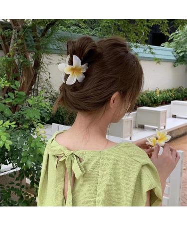 Hair clips Claw Clips 1 Pc Fashion Women Beach Vacation Hair Clips Hair Claw Girls Flower Sweet Hair Claw Hairpin Women Girls Accessories-O(Q) - Buy Online on GoSupps.com