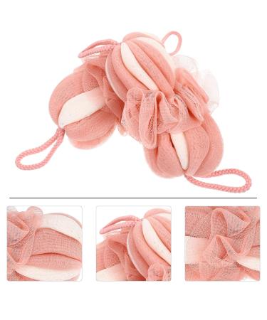 FRCOLOR 4 Pcs Body Sponge Set - Exfoliating Mesh Loofahs for Shower | Long Bath Flower Pouf | Nylon Scrubber with Cute Headband | Ideal for Men & Women - Buy Online on GoSupps.com