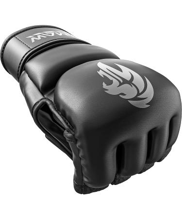 WAMM Sports MMA Gloves - MaxForce EVE Anti-Injury Shock Absorb Boxing Gloves - POWERFlex Kickboxing Gloves - Half Finger Open Palm for Men & Women - Ideal for Muay Thai, Sparring & Punching Bag - Small/Medium - Buy Online on GoSupps.com