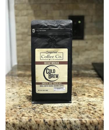 Decaf Mocha Flavored Cold Brew Coffee | 12 oz. Resealable Bag | Inspired Coffee Co - Buy Online on GoSupps.com