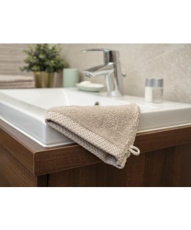 Sleepzen Organic Cotton Washcloths - GOTS Certified Beige - 500gr/m2 Eco-Friendly 6-Pack - Soft & Made in the EU - Buy Online on GoSupps.com
