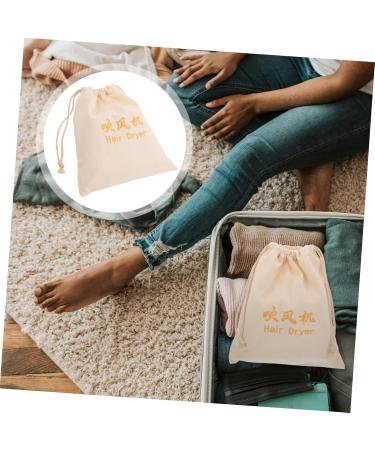Hemoton Hair Dryer Bag Blow Dryer Hair Dryer Organizer Bag for Hair Dryer Makeup Brush Bag Drawstring Travel - Buy Online on GoSupps.com