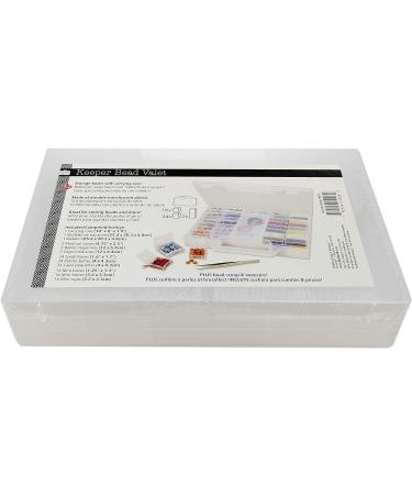 55-Piece Bead Organizer Carrying Case with Removable Compartments, Scoop, and Tweezer - Buy Online on GoSupps.com