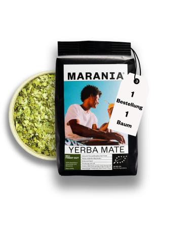 Marania Yerba Mate Tea Bio No.1 - Finest Cut 500g - 100% Matebl tter - Comparison winner 2020/21 / 22 - Mate tea Matte Matte Tea Mate Bio Mate Tea 500 G (1 SPALL)