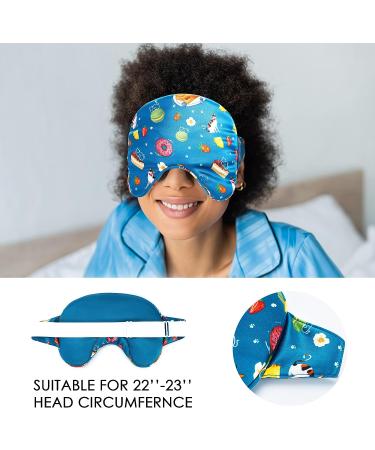 FRESHME Mulberry Silk Sleep Mask - 100% Light Blocking Eye Cover for Men and Women | Comfortable & Soft Blindfold for Travel, Airplane, Nap, Yoga | Relaxation Eye Shade - Buy Online on GoSupps.com