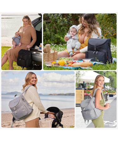 Momcozy Large Travel Diaper Bag Backpack - Lightweight Waterproof Stylish Baby Bags for Boys Girls - Baby Registry Shower Gift (Black) - Buy Online on GoSupps.com