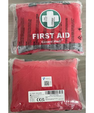 General Medi 309-Piece First Aid Kit - Reflective Bag Eyewash Bandages & More for Travel Home Office Car & Camping - International Shipping - Buy Online on GoSupps.com