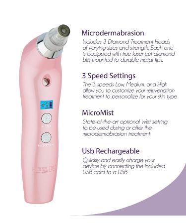 Michael Todd Beauty Sonic Refresher Microderm & Pore Extraction 6PC Kit - White Marble - Buy Online on GoSupps.com