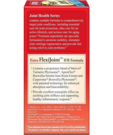 CATALO Extra FlexiJoint IFR Formula with Meriva Turmeric Phytosome ApresFlex & Casperome Boswellia 60 Capsules - Buy Online on GoSupps.com