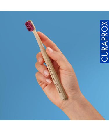 Curaprox Wood Ultra Soft Toothbrush - Assorted Colors | Eco-Friendly Dental Care - Buy Online on GoSupps.com