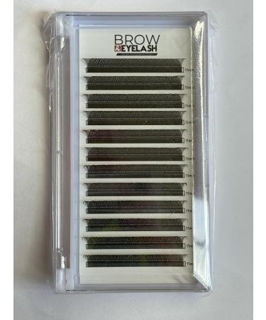 Extensiones de pesta as tipo YY 0.07 D-11mm extensiones de pesta as de volumen natural suaves pesta as negras Black