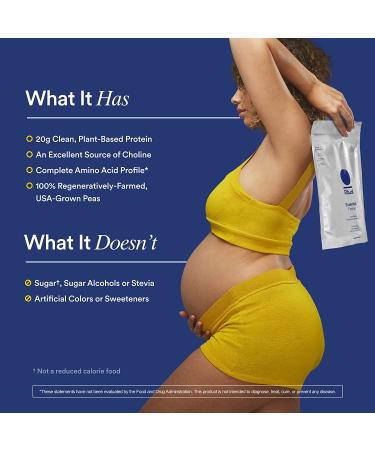 Ritual Vegan Protein Powder with Choline for Prenatal & Postpartum Support - 20g Organic Pea Protein, Gluten-Free, Plant-Based, Sugar-Free, Vanilla - 1 Pound - Buy Online on GoSupps.com