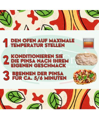 Valle del Crati 18 Italian Pinsa Base - Pre-Cooked Sourdough Ready in 5 Minutes - Authentic 250g Bases Made in Italy - Buy Online on GoSupps.com