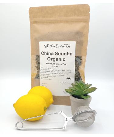China Sencha Organic Green Loose Leaf Tea (200g) - Buy Online on GoSupps.com