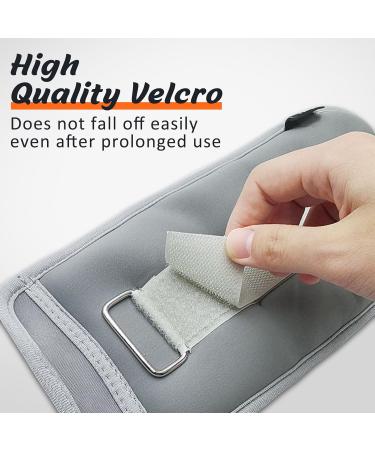 Leapbeast 0.5kg to 2kg Adjustable Weight Cuffs - Foot & Wrist Weights for Fitness Jogging Gym Aerobics - 1 Pair - Buy Online on GoSupps.com