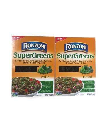 Ronzoni SuperGreens Rotini Pasta, 12 Oz. Boxes (Set of 2)