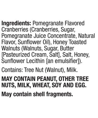 Salad Pizazz! PomeCranate Honey Walnut Fusion Salad Topper 4oz (Pack of 6) - Dried Pomegranate Flavored Cranberries & Honey Toasted Walnuts - Buy Online on GoSupps.com