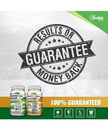Focus + Energy Bundle | Panax Ginseng & Ginkgo Biloba Tablets + Moringa Oleifera Capsules - Non-GMO Superfood for Energy and Brain Function - Buy Online on GoSupps.com