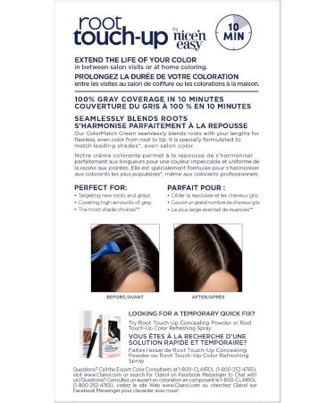 Clairol Root Touch-Up Permanent Hair Dye 2 Black Hair Color 1 Count - Buy Online on GoSupps.com