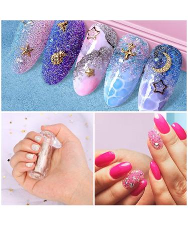 Colorful Micro Pixie Beads Nail Crystals - Glass Caviar 3D Decorations - Buy Online on GoSupps.com