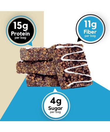 GoKrisp Energy Square by Jimmy Sevigny 15 gr Protein Pastry Cookies 'n Cream Protein Snacks Nut & Peanut Free Gluten Free |12-Pack Cookies And Cream - Buy Online on GoSupps.com