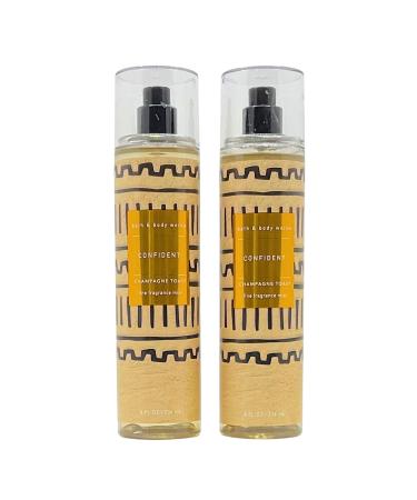 Bath & Body Works Fragrance Mist 2-Pack 8oz Each (Champagne Toast) Packaging Varies