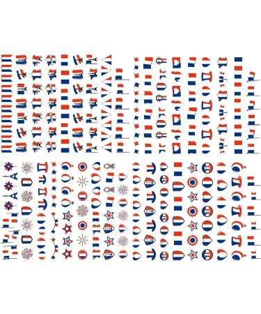 Shakven Stickers Design Sticker Decals - Self-Adhesive Nail Decals Supplies Women Nail Stickers For French Flag Design - Buy Online on GoSupps.com