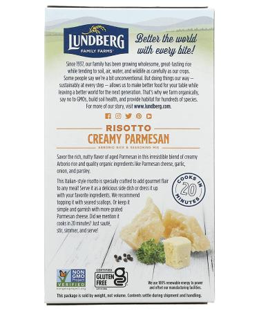 Lundberg Creamy Parm Risotto - 5.5oz | Shop Now - Buy Online on GoSupps.com