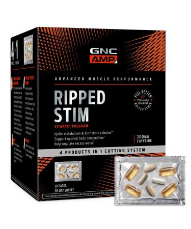 GNC AMP Ripped Vitapak Program (1 Monthly Supply)